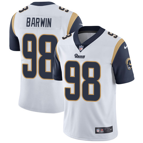 Nike Rams #98 Connor Barwin White Men's Stitched NFL Vapor Untouchable Limited Jersey - Click Image to Close